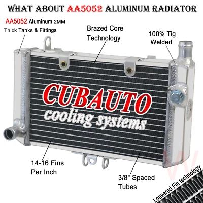 Radiador de aluminio para motocicleta 1993-2004 2001 2002 Honda CB500 / CB500S Foto 1 de 4