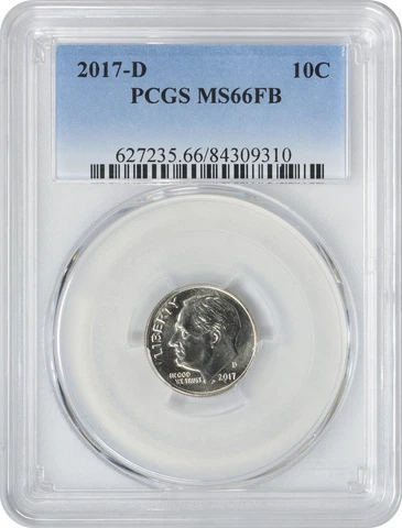 2017-D Roosevelt Dime MS66FB PCGS Cover
