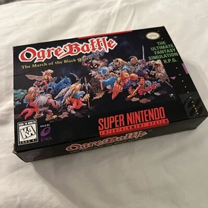 Ogre Battle * Solo caja Snes * Super Nintendo original muy buen estado - Imagen 1 de 6