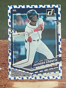 Jackson Chourio 2023 Donruss Rated Prospect Presidential Collection #’d 42/46 - Picture 1 of 2