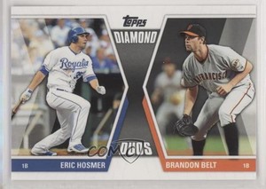 2011 Topps Update Diamond Duos Eric Hosmer Brandon Belt #DD-5 Rookie RC