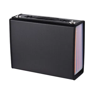 Accordian File Folder Organizer 24 Pockets Expanding File with Cover O2D0 - Picture 1 of 11