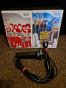 Disney Sing It + High School Musical+ U Sing Microphone Nintendo Wii VGC - Picture 1 of 4