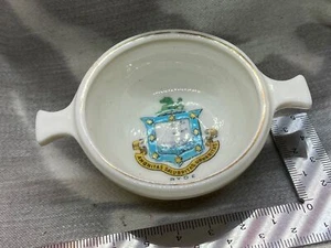Original Vintage Crested China Ware Bowl - RYDE - Isle of Wight - Picture 1 of 8