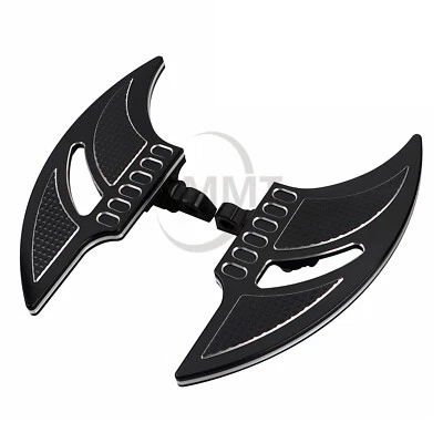 Black Floorboard Male Mount Passenage Foot Peg for Harley-Davidson Bad Boy Dyna Foto 1 de 4