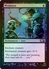 4X Weakness - Foil New MTG M10 Magic