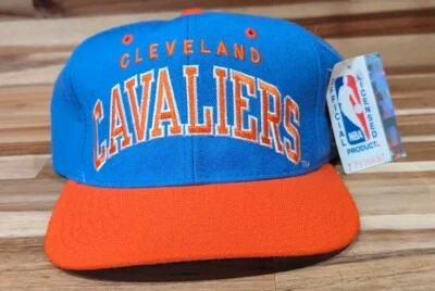 Raro De Colección Cleveland Cavaliers Starter The Natural Snapback Sombrero Arco Hechizo Foto 1 de 4