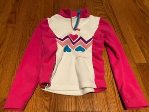 Obermeyer Girls Fleece- Pink,White,Blue,Purple- Size XL- Pre-Owned - Picture 1 of 8