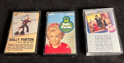 Dolly Parton TRIO, 9 TO 5, BEST  OF, Linda Ronstadt Emmylou Harris Cassette Tape - Image 1 of 4