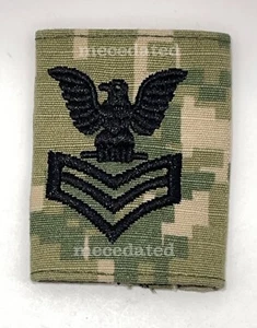 USN SEAL AOR2  WOODLAND UNIFORM E6 PO1 E-6 JACKET PARKA TAB NSW - Picture 1 of 2