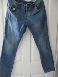Blue 36S Stretch Jeans Used - Picture 1 of 4