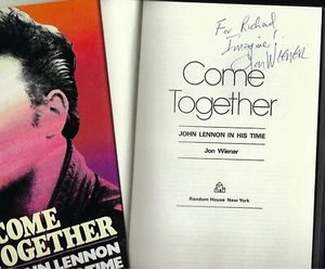 COME TOGETHER JOHN LENNON IN HIS LIFE SIGNIERT VON JON WIENER 1. AUSGABE GEBUNDEN - Bild 1 von 10
