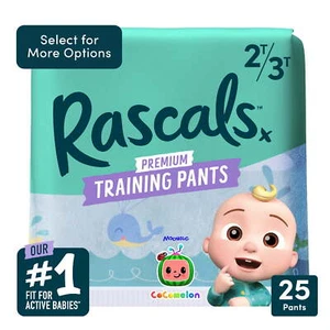 Rascals Cocomelon Edition Training Pants Size 2T-3T 25 Count - Picture 1 of 4