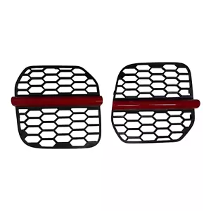 MINI JCW LCI2 Side Duct Mesh Stone Guard + Red Duct Fins F56 F57 2021 - 2024 - Picture 1 of 5