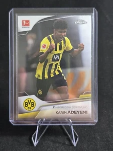 Tarjeta de fútbol 2023 Karim Adeyemi Dortmund Topps cromada BVB 09 UCL - Imagen 1 de 10