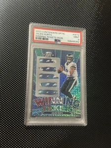Jalen Hurts #13/13 2023 Contenders Optic RWB Winning Ticket PSA 9 POP 1! - Picture 1 of 3