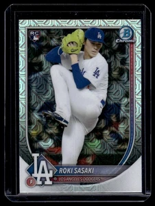 2025 Bowman Red Rookie Logo Chrome Roki Sasaki Los Angeles Dodgers #12 - Picture 1 of 2