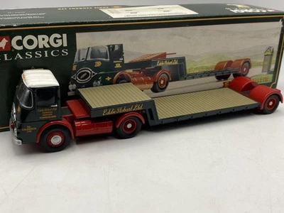 CORGI 1:50 ERF KV Low Loader EDDIE STOBART 11601 Diecast camión truck - Imagen 1 de 4