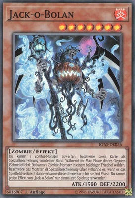 YuGiOh Jack-o-Bolan IGAS-DE026 Super Rare NM 1st - Bild 1 von 2