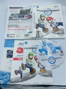Mario Kart Wii Nintendo Wii USA version COMPLETE with case and manual cart race - Picture 1 of 2