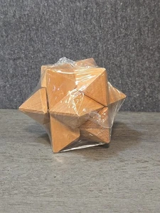 3D Puzzle Holz 12 spitze Sterne ineinandergreifende Denkspiele Kinder Erwachsene Strümpfe - Bild 1 von 8