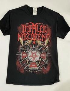 IMPALED NAZARENE - 1990-2012 T-SHIRT Mens Size S Gildan Black Metal MT05 - Picture 1 of 4