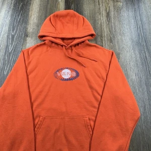 Sudadera con Capucha Vans De Colección Para Hombres M Naranja Sudadera Fuera de la Pared Monopatín Y2K Suéter - Imagen 1 de 14