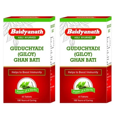 Baidyanath Guduchyadi Giloy Ghan Bati Helps Boost Immunity & Blood Purification - Image 1 of 4