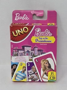 UNO Barbie Life in the Dreamhouse Kartenspiel, Mattel, 2014, Kartonschaden - Bild 1 von 12