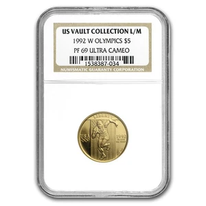 1992-W Gold $5 Commem Olympic PF-69 NGC - Picture 1 of 3