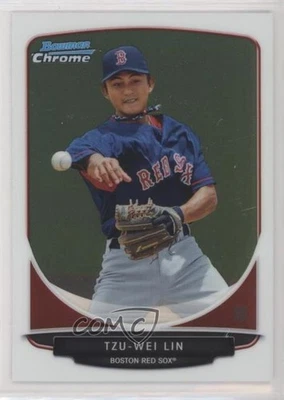 2013 Bowman Chrome Prospects Tzu-Wei Lin #BCP133 - Image 1 of 2