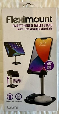 Tzumi Fleximount Universal Smartphone and Tablet Stand - Hands-Free Viewing - Image 1 of 4