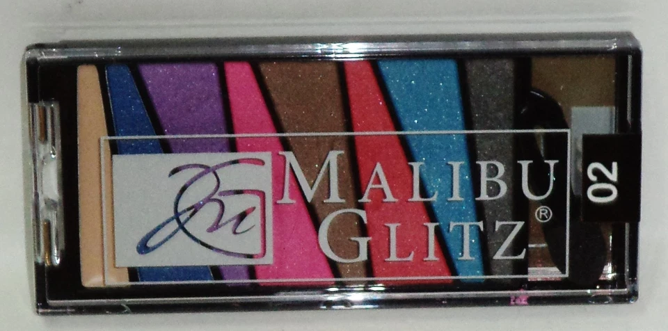 Paleta de sombras de ojos y rubor iluminador MALIBU GLITZ 8 tonos #02 Foto 1 de 1