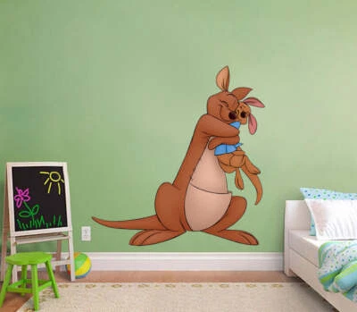 Kanga-Roo Winnie The Pooh Removable Wall Sticker Decal H136 - Image 1 of 4