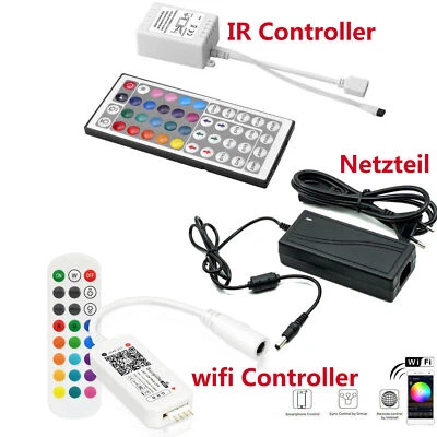 LED Stripe Streifen Zubehör 12V Netzteil 2A 3A 5A WIFI Controller RGB 5050 SMD - Bild 1 von 4