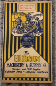 Vintage Hudson Machinery Supply Catalog Decatur Illinois Thresher Supplies 1942 - Picture 1 of 10