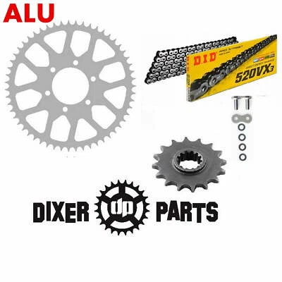 Kit Cadena Piñones 15t +50t +DID Kawasaki ZX6-R 636 (2007-2024) Ninja Stunt Alu Foto 1 de 4