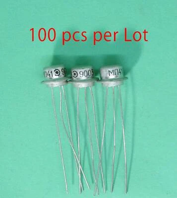 100 Stück Vintage Germanium Transistor UdSSR P-N-P MP41 (=МП41 ) ~ AC540 = DDP - Bild 1 von 4