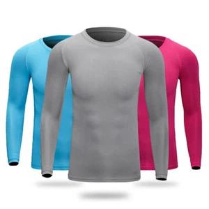 Männer Kompression Thermo Basisschicht Tights T-Shirt Top Lange Hose Gym Activewear - Bild 1 von 17