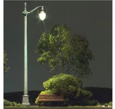 Woodland Scenics (N-Scale) 5639 Just Plug Street Lights Arched Cast Iron (3)  - Image 1 of 4