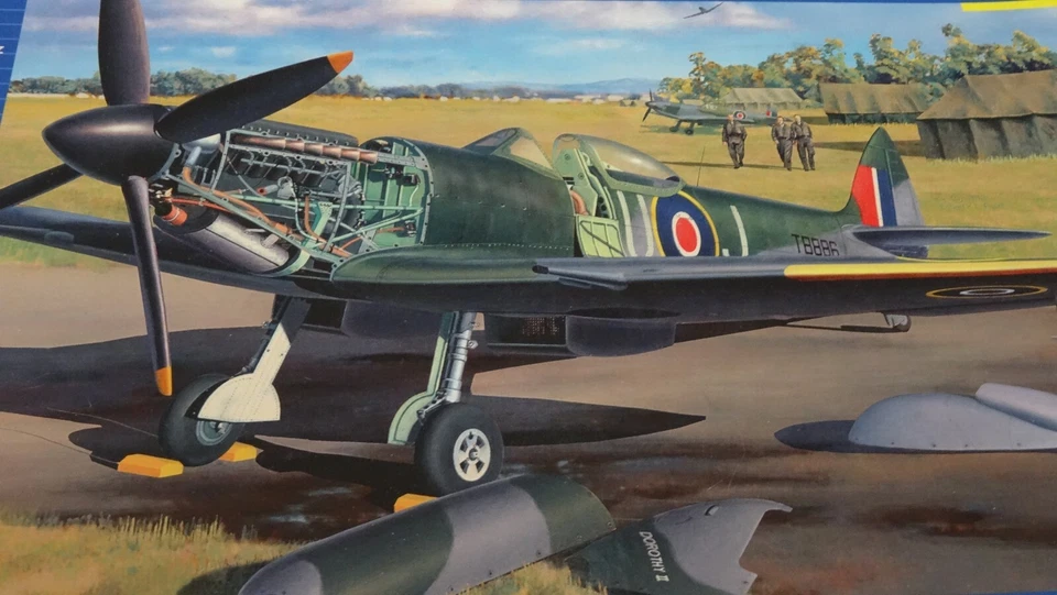 REVELL: 1/48 British Fighter, Supermarine "SPITFIRE" Mk.XVI #04661 NEW Sealed. - Image 1 of 4