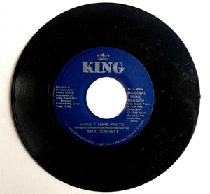 BILL DOGGETT - Honky Tonk Part 1 & Part 2 Vinyl 45rpm 1979 KING 4950 - Imagen 1 de 2