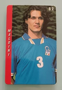 PAOLO MALDINI Phone Card MCI Telephone Card $2. NO Sip Telecom - Picture 1 of 2