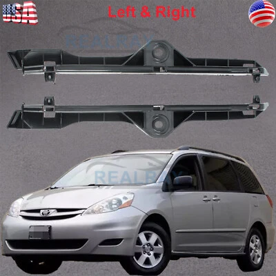 Soporte de parachoques delantero derecho e izquierdo para Toyota Sienna 2004 2005 2006 2007 2008 Foto 1 de 4