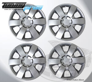 14" Inch Snap On Silver Hubcap Wheel Cover Rim Covers 4pc, 14 Inches #226