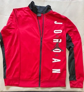 Jordon Air ~ Red Lightweight Track Jacket, Boys 12-13 - Picture 1 of 3