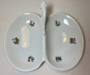 B&G Bing & Grondahl Denmark Porcelain Divided Serving Dish w/Handle c. 1853-1897 - Picture 1 of 12