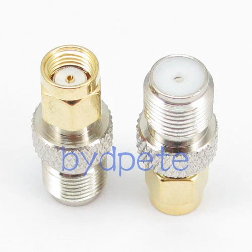 F female jack to RP-SMA male with female pin straight RF Converter Adapter - Image 1 of 1