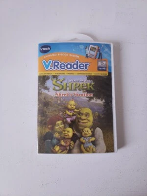 Vtech V.Reader Shrek's Vacation: Dreamworks Shrek E-Reading System Game - Image 1 of 3