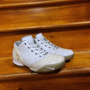 VINTAGE Y2K Nike Zoom LeBron 5 bianco triplo taglia 10 318696-111 - Foto 1 di 5